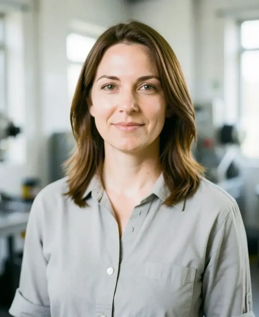 Portrait of Maya Ellison, engineering lead at Creoenem Home Solutions